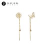 『蝶恋花』立体流苏贝母耳环 商品缩略图0