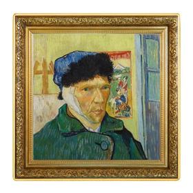 纽埃 梵高《割耳后的自画像》银币