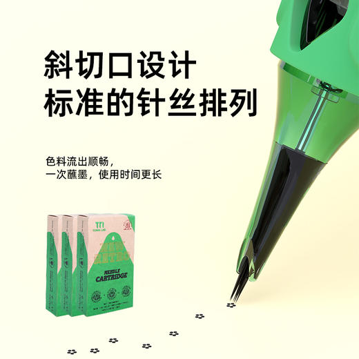 途马二代硅胶一体针舒适软壳一次性纹身针惊蛰刺青器材 商品图3