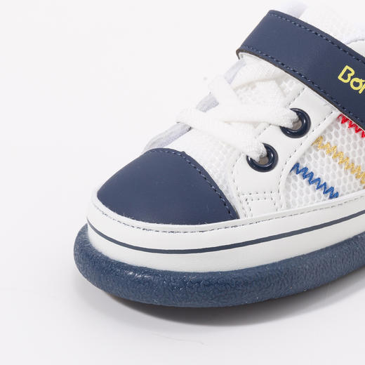 贝贝怡婴儿学步鞋防滑稳步鞋小童魔术贴2024春秋单鞋宝宝透气鞋子ZB1DX003 商品图3