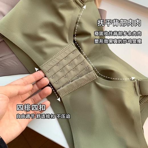 薄款内衣女大胸显小显瘦兔耳杯调整型收副乳防下垂无痕大码文胸罩 商品图3
