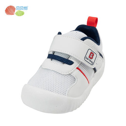 贝贝怡婴儿学步鞋防滑防撞稳步鞋小童魔术贴春秋网面单鞋宝宝鞋子ZB1DX004 商品图3