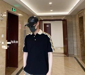 代购级别版本！！！GUC 双G侧条纹3M反光织带POLO短袖 GUC1531 GUC2571