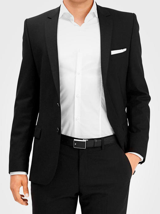 万宝龙 黑色自由剪裁商务腰带男士30毫米  MB114421-F. 商品图2