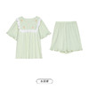 都市丽人好睡好眠春夏睡衣女软绵绵家居服薄款短袖短裤女士套装LH42E4 商品缩略图11