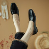 【预售5天】纯色简约，升级版胎水牛皮浅口平底单鞋PS1705 商品缩略图8
