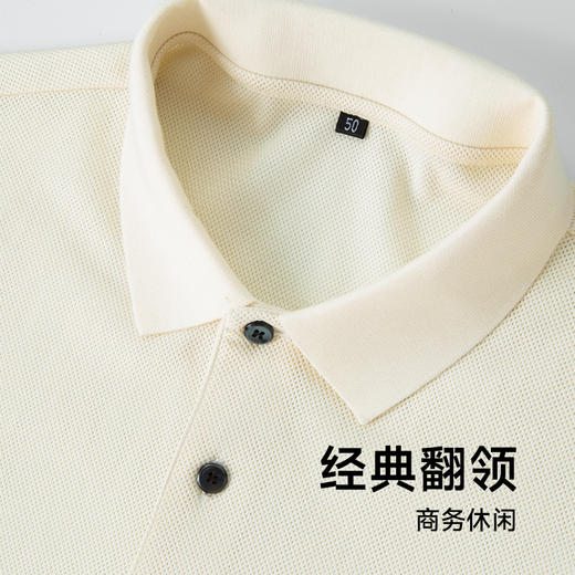 【纯棉】【新款DDY】大依优型大码男装短袖Polo衫翻领纯棉丝光棉加肥加大透气吸汗夏季上衣半袖t恤夏装 商品图2