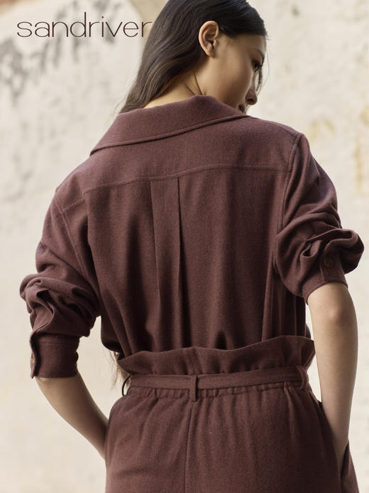 羊绒休闲开衫外套SJS96W206N 商品图3