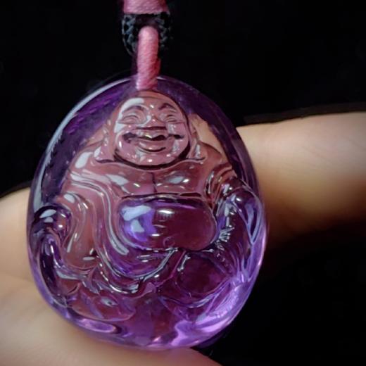 天然紫水晶弥勒佛 商品图9