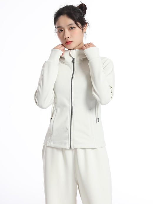 哈瓦塔砂洗舒适加厚阔腿休闲运动套装H340104+H321153 商品图13