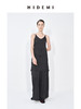 HIDEMI 极简V领缎面细吊带经典打底连衣裙 商品缩略图10