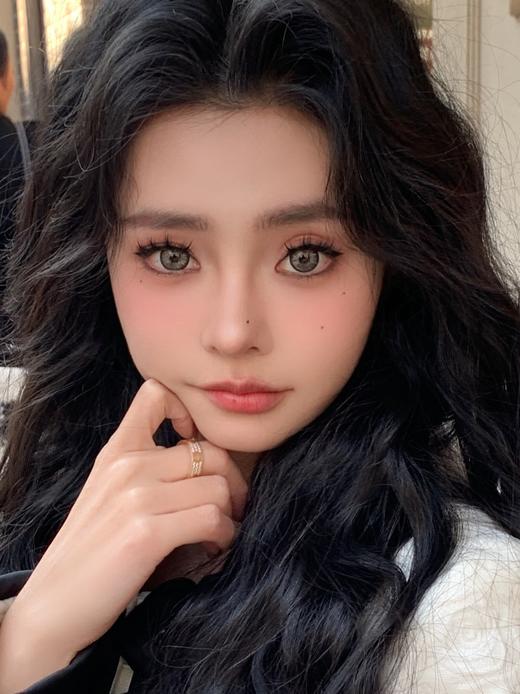 Papadox旗下 ·白金镭射&梵克雅宝&虚拟空间｜14.5mm白狮参考着色大直径｜日抛  一盒十片装 商品图3