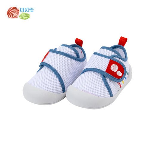 贝贝怡婴儿学步鞋防滑稳步鞋小童魔术贴春秋单鞋宝宝网面透气鞋子ZB1DX002 商品图8
