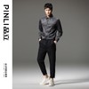 PINLI品立2024春季新款条纹长袖衬衫男士商务休闲衬衣GD241113065 商品缩略图3