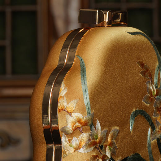 复古绣花国风小圆包，小众设计斜挎包LHS-150 商品图1