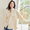 QY2469水洗外套衬衫长袖衬衣女上衣气质优雅宽松 商品缩略图1