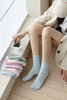 【YW】无忧购（29/5双）春夏韩系ins风超薄竖条纹抗起球中筒堆堆袜8816（截单后7天发货) 商品缩略图1