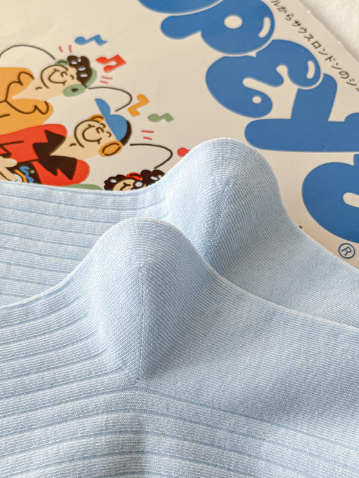 【YW】无忧购（29/5双）春夏韩系ins风超薄竖条纹抗起球中筒堆堆袜8816（截单后7天发货) 商品图13