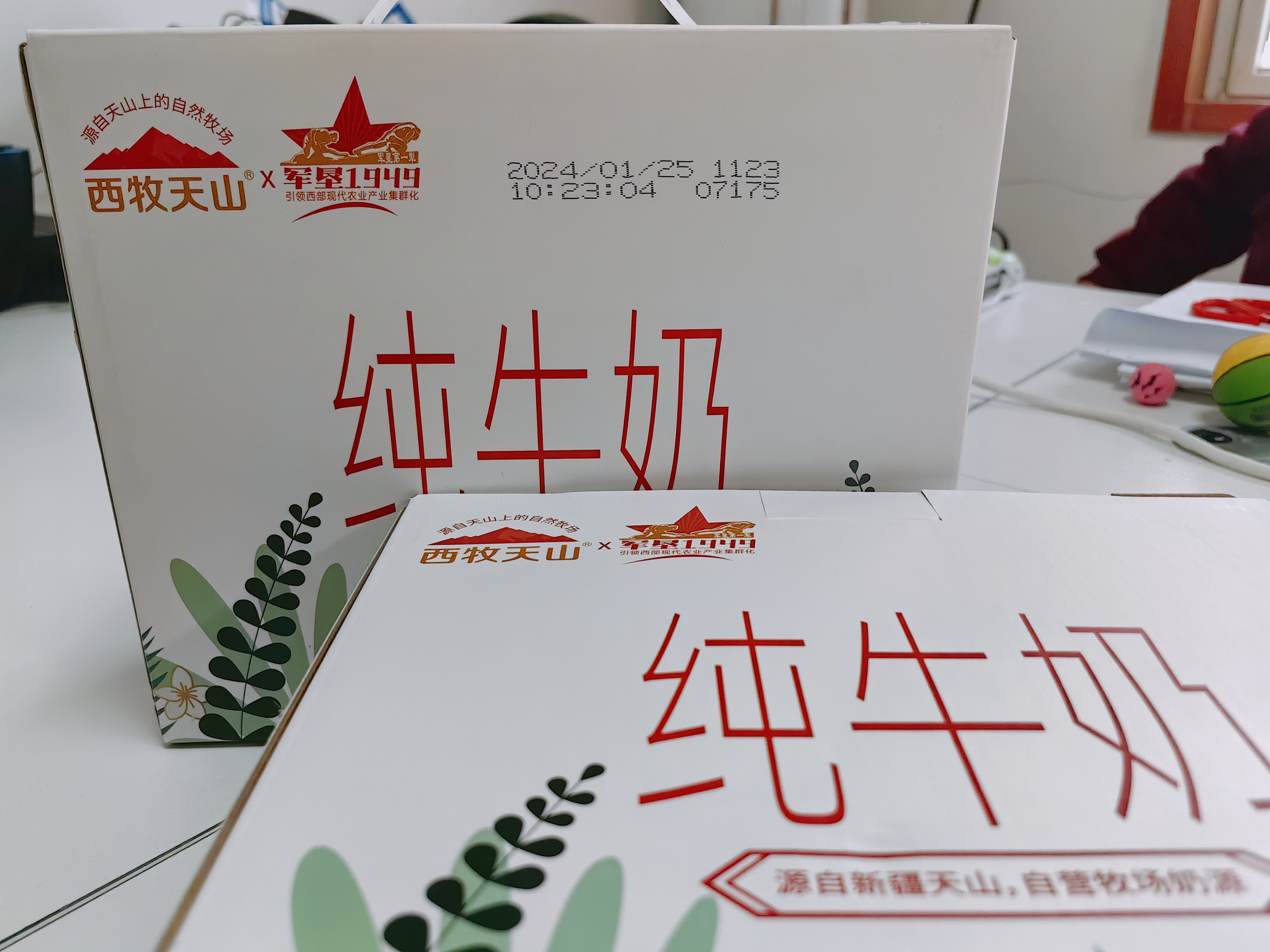 200ml*10*8箱 源自天山上的自然牧场