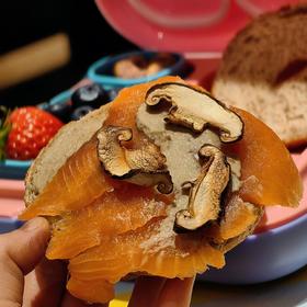 [屁侠推荐] 新疆烟熏三文鱼片/三文鱼段  新疆国产虹鳟鱼