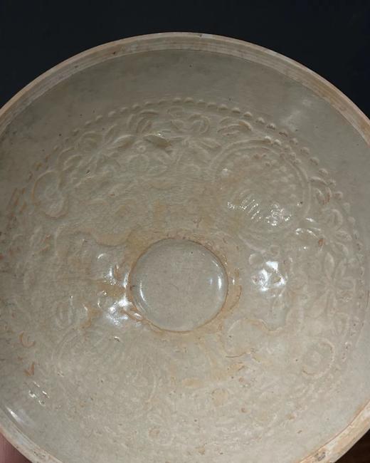 影青印花娃娃花卉纹碗，顺丰包邮 商品图7