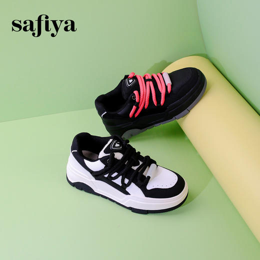 超值精选| Safiya/索菲娅2024时尚百搭潮流舒适复古运动板鞋SF33912358 商品图5