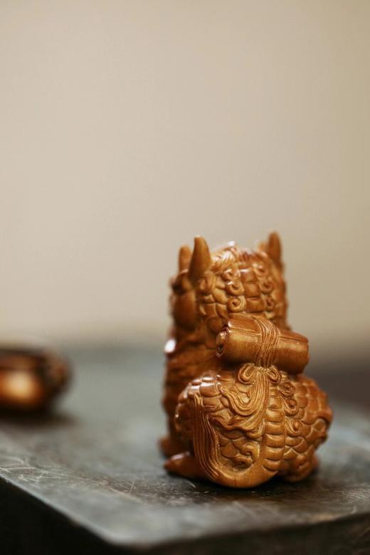 经书麒麟°老山檀摆件 商品图5