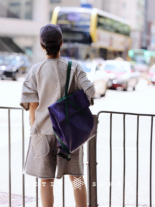 PETIT SCHAN小闪  CLO#326 itself 本身 日本进口花纱毛圈布纯棉正反拼接结构卫衣/短裤 商品图1