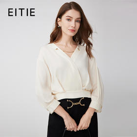 EITIE爱特爱夏季新款通勤百搭显瘦小上衣7413108