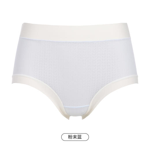 都市丽人健康系列宽版包覆内裤女锦提花女士内裤中腰平角内裤LK45C3 商品图8