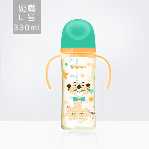 母婴用品-贝亲自然实感Ⅲ宽口径彩绘PPSU双把手奶瓶 商品图8