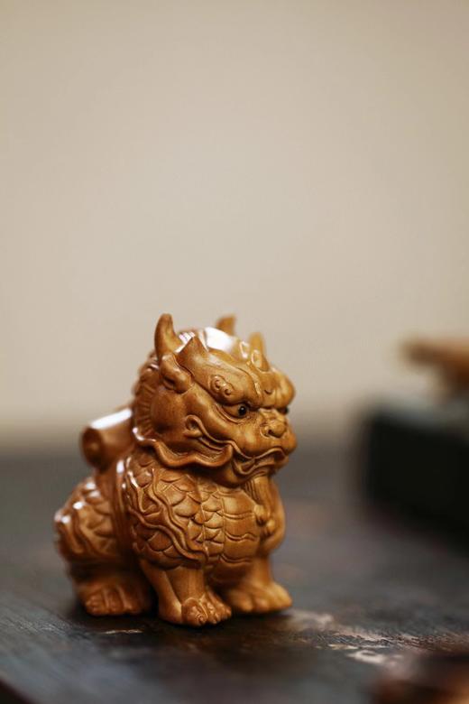 经书麒麟°老山檀摆件 商品图2