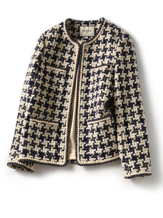 雀说 小香风外套春秋轻社交氛围小香软花呢外套4ZF-021511 商品图5