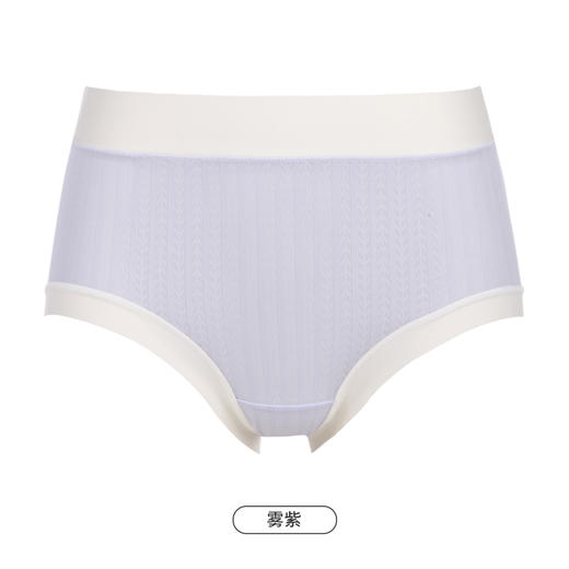 都市丽人健康系列宽版包覆内裤女锦提花女士内裤中腰平角内裤LK45C3 商品图10