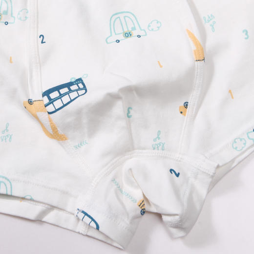 都市丽人眯雅佳基础系列舒肤棉男童纯棉童装内裤儿童平角内裤JK4B02 商品图7