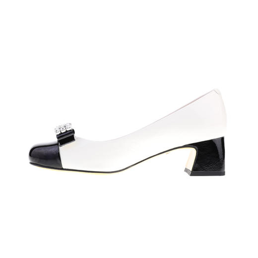 sheme蝶雨彩虹系列进口袋鼠皮蝴蝶结水晶点缀优雅时尚女士单鞋可定制 商品图1