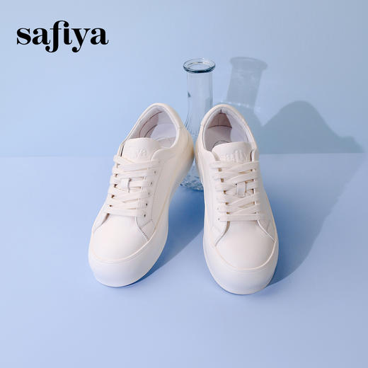 超值精选|Safiya/索菲娅2024百搭舒适低帮休闲小白鞋 SF33912256 商品图5