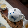 景德镇富玉手绘山丹丹青花玲珑陶瓷功夫茶具套装白瓷家用泡茶壶茶杯 商品缩略图2