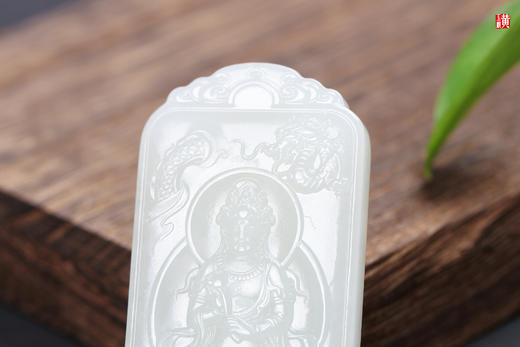 和田白玉【御龙观音】 配精美挂绳 商品图3