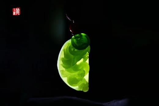 和田碧玉【龙凤牌】吊坠一对 配精美编制挂绳 商品图9