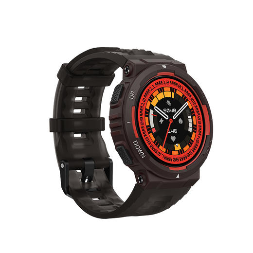 华米 Active Edge 智能手表 46mm 5星定位 10ATM防水 16天长续航 Zepp运动教练 商品图3