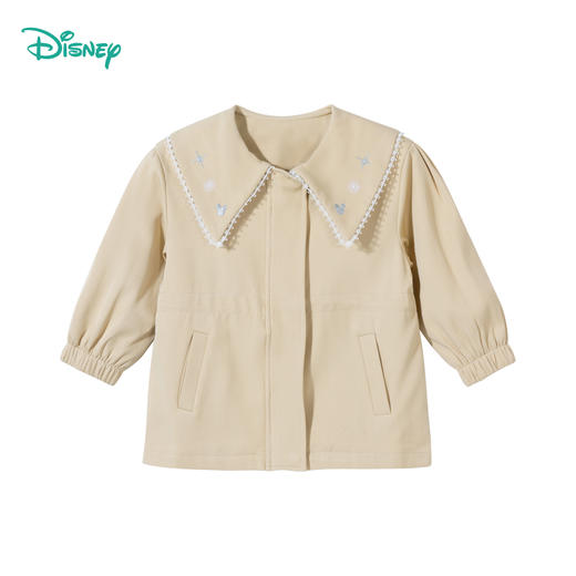 【商城同款】迪士尼2024春季新款女童风衣中小童户外防风外套时尚翻领风衣上衣231DS0878 商品图7