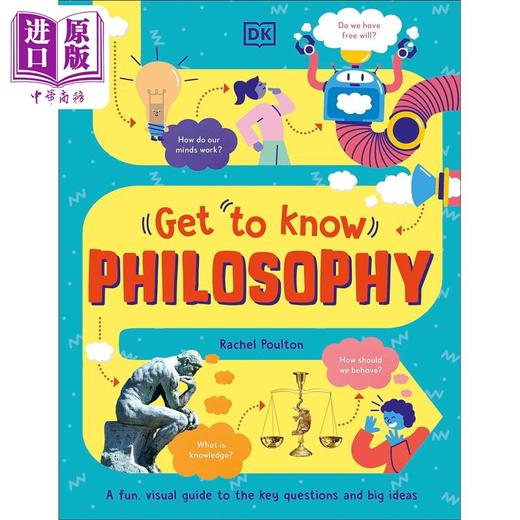 【中商原版】DK要了解的哲学 Get To Know Philosophy英文原版 儿童科普绘本 哲学读物 少儿知识百科图画书 精装进口图书7-9岁 商品图0