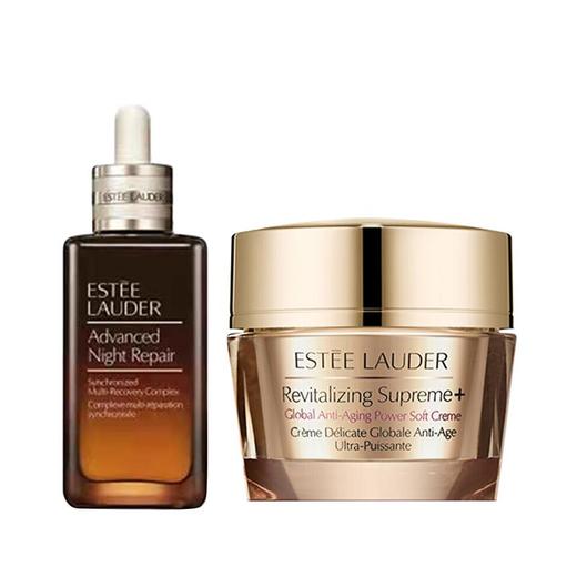 【航免仓】雅诗兰黛胶源新生组合（小棕瓶100ml+多效智研面霜75ml）【非礼盒装】 商品图0