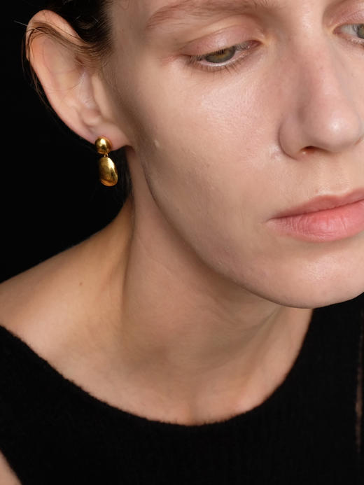 ABOAB｜DUAL Earrings [耳环 金 / 银 ]【SCULPTING】 商品图3