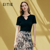 EITIE爱特爱新款夏季纯色百搭显瘦小上衣7413117 商品缩略图0