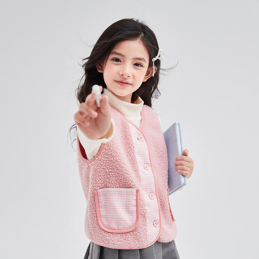 笛莎Deesha 童装2023冬季新款甜美马甲 商品图0