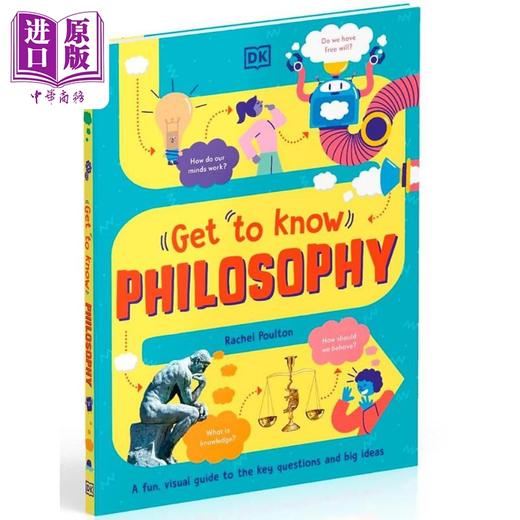 【中商原版】DK要了解的哲学 Get To Know Philosophy英文原版 儿童科普绘本 哲学读物 少儿知识百科图画书 精装进口图书7-9岁 商品图1