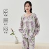 3部顶瓜瓜繁花女士纯棉长袖家居服套装DJJWC-AQW21752 商品缩略图0