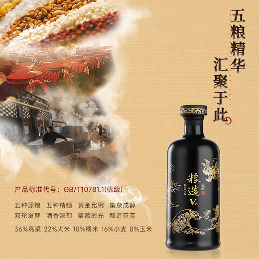 【抖音曲酒榜排名TOP1】道阖粮造·龙藏九洲 龙年生肖限定 浓香型白酒 52%vol 商品图3